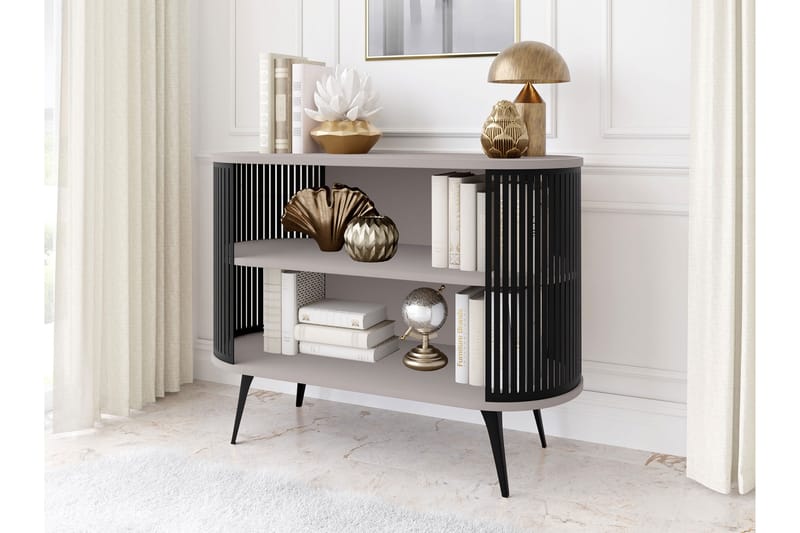 Galia Senkki 120x40 cm - Musta/Beige - Säilytys - Säilytyskalusteet - Senkki