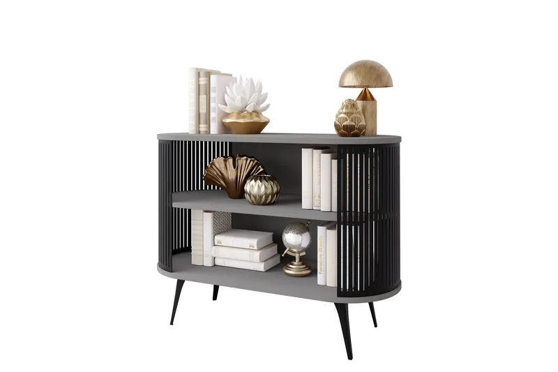 Galia Senkki 120x40 cm - Musta/Harmaa - Säilytys - Säilytyskalusteet - Senkki