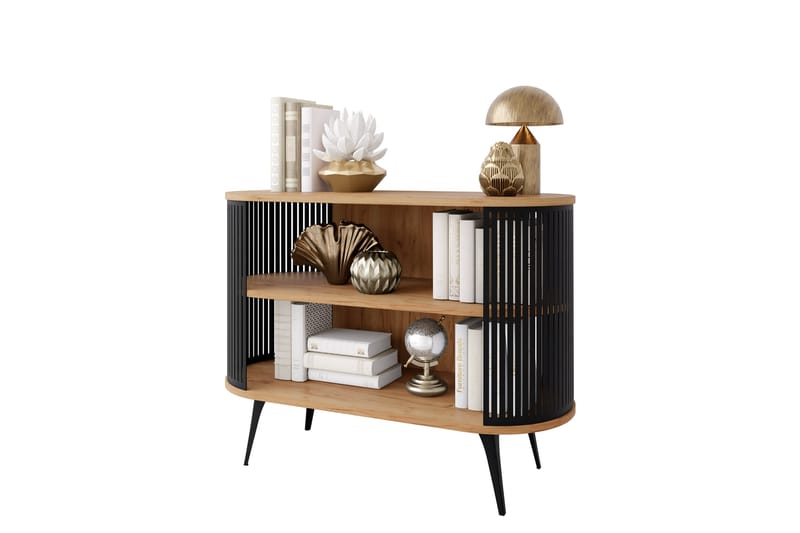 Galia Senkki 120x40 cm - Musta/Ruskea - Säilytys - Säilytyskalusteet - Senkki