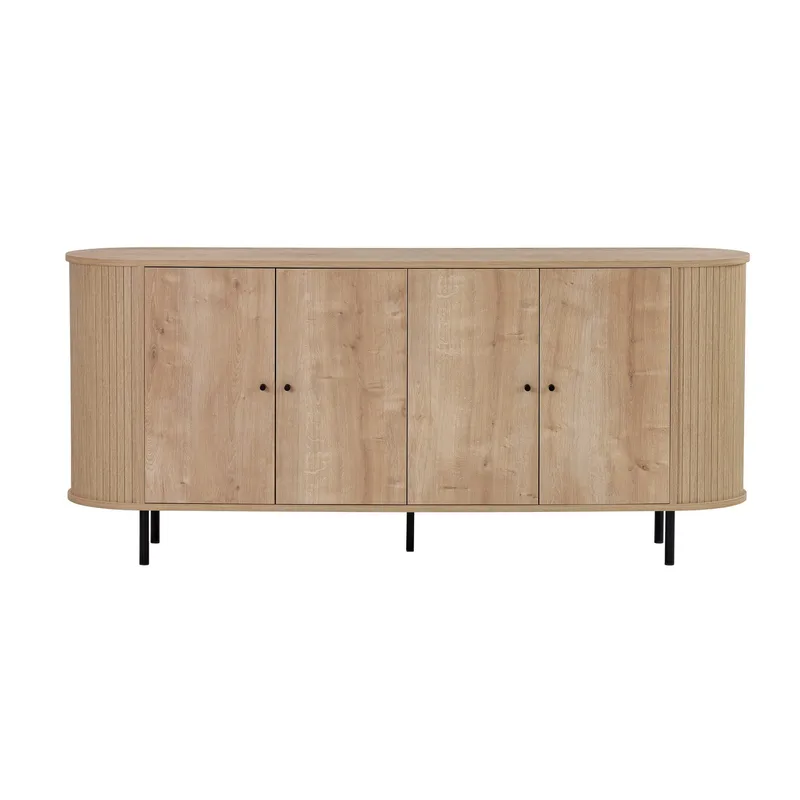 Haulover Konsolipöytä 180 cm - Sapphire Oak/Musta - Säilytys - Säilytyskalusteet - Senkki
