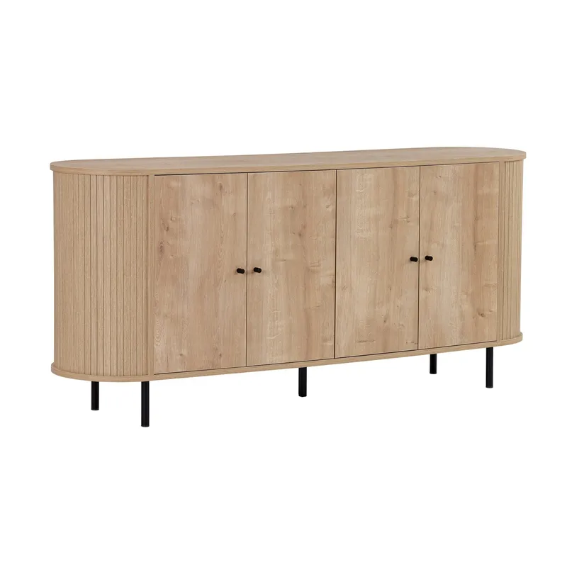 Haulover Konsolipöytä 180 cm, Sapphire Oak/Musta