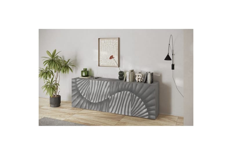 Hawell Senkki 241 cm - Harmaa - Säilytys - Säilytyskalusteet - Senkki