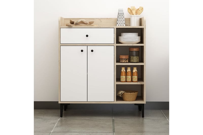 Hollyn Lipasto 90 cm - Valkoinen - Säilytys - Säilytyskalusteet - Lipasto