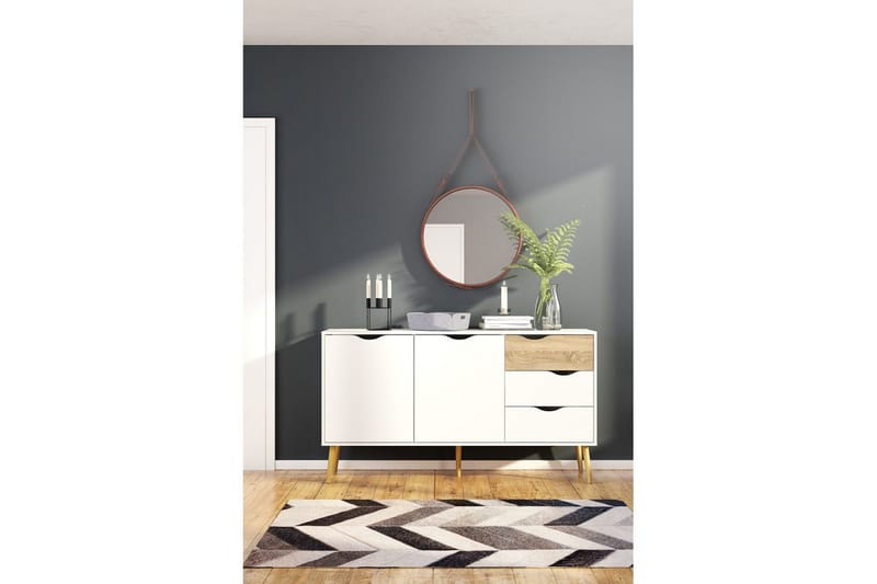 Hostafranc Senkki 147,2x39,1 cm - Luonnonväri - Säilytys - Säilytyskalusteet - Senkki