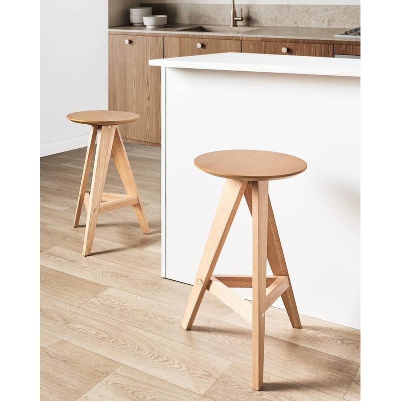 Jakkara Aroma 2-pakkaus - Vaaleanruskea - Säilytys - Säilytyskalusteet - Istuinkalusteet säilytystilalla - Säilytysjakkara