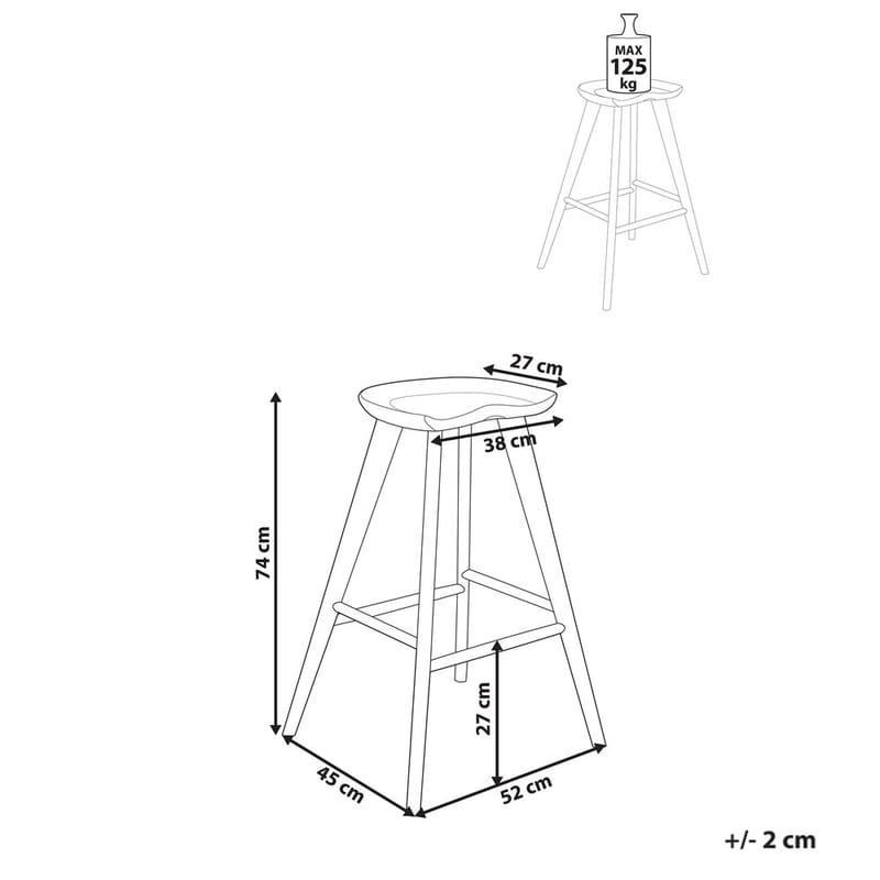Jakkara Cando 2-pakkaus - Säilytys - Säilytyskalusteet - Istuinkalusteet säilytystilalla - Säilytysjakkara