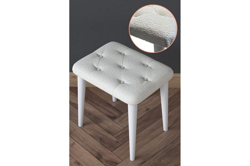 Maric Baariryhmä 45 cm - Valkoinen - Säilytys - Säilytyskalusteet - Istuinkalusteet säilytystilalla - Säilytysjakkara