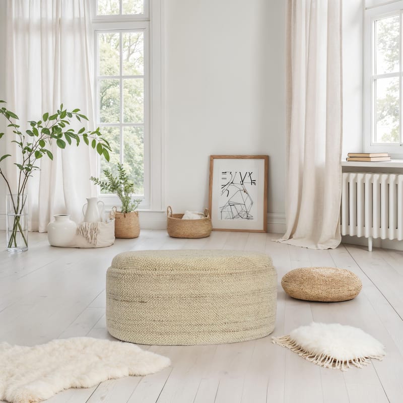 Ivoara-rahi 81 cm ovaali - ruskeanbeige - Säilytys - Säilytyskalusteet - Säilytysarkku