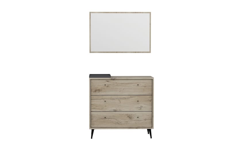 Jarlech Lipasto 90 cm - Pähkinäpuu - Säilytys - Säilytyskalusteet - Lipasto