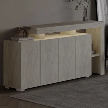 Jurukovo Konsolipöytä 170 cm - travertiini - Säilytys - Säilytyskalusteet - Senkki