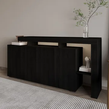 Jurukovo Konsolipöytä 170 cm - Wood Black - Säilytys - Säilytyskalusteet - Senkki