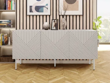 kaappi Lipasto ART DECO 3D 150 beige - Säilytys - Säilytyskalusteet - Senkki