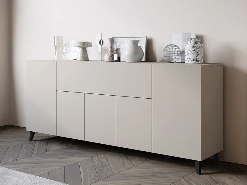 kaappi NO_BRAND Lipasto PHUKET 180 beige - Säilytys - Säilytyskalusteet - Senkki
