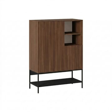Kenvor senkki 90x125x40 cm - Milano Walnut, Wood Black, Musta - Säilytys - Säilytyskalusteet - Senkki