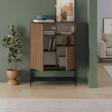 Kenvor senkki 90x125x40 cm - Milano Walnut, Wood Black, Musta - Säilytys - Säilytyskalusteet - Senkki