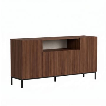 Konsolipöytä Nordure Rialto (160 x 80 x 40 cm) Milano pähkinä musta - Milano Walnut ja musta - Säilytys - Säilytyskalusteet - Senkki