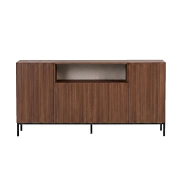 Konsolipöytä Nordure Rialto (160 x 80 x 40 cm) Milano pähkinä musta - Milano Walnut ja musta - Säilytys - Säilytyskalusteet - Senkki