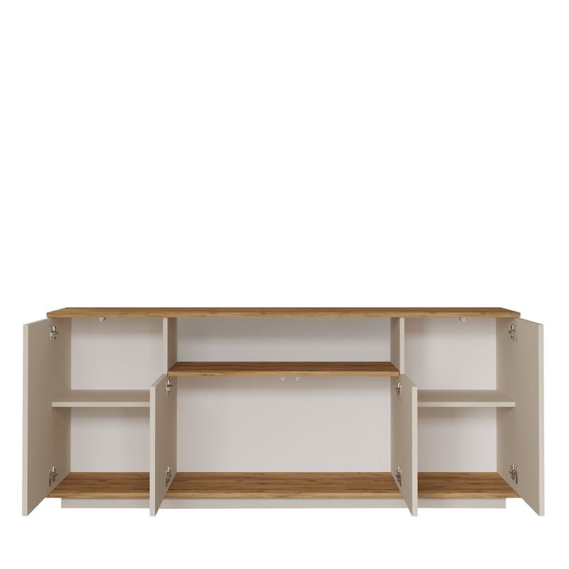 konsolipöytä Skye Decor Cleo Shelf (180 x 75 x 44,5 cm) Atlantic Pine cashmere - Atlantic Pine ja Cashmere - Säilytys - Säilytyskalusteet - Senkki