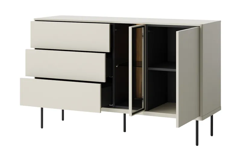 Levisa Agency - Beige/Harmaa - Säilytys - Säilytyskalusteet - Lipasto