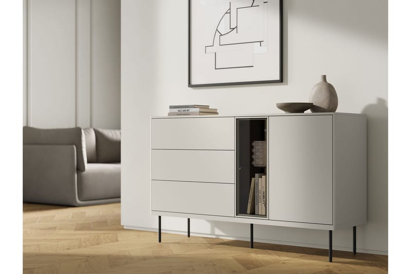 Levisa Agency - Beige/Harmaa - Säilytys - Säilytyskalusteet - Lipasto