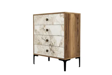 Ameias Lipasto 76x90,7 cm Ruskea/Valkoinen