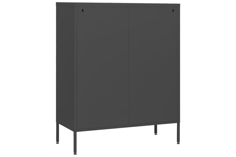 Lipasto antrasiitti 80x35x101,5 cm teräs - Säilytys - Säilytyskalusteet - Lipasto