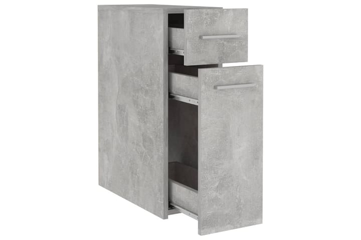 Apteekkarinkaappi betoninharmaa 20x45,5x60 cm lastulevy - Apteekkarin lipasto - Lipasto