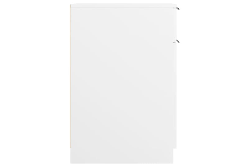 beBasic Pöytäkaappi valkoinen 33,5x50x75 cm tekninen puu - Valkoinen - Säilytys - Säilytyskalusteet - Lipasto - Kirjoituslipasto