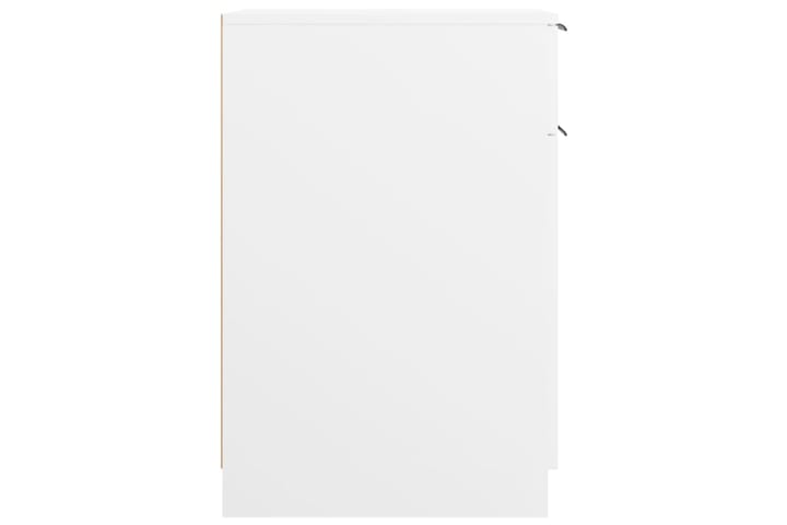 beBasic Pöytäkaappi valkoinen 33,5x50x75 cm tekninen puu - Valkoinen - Kirjoituslipasto