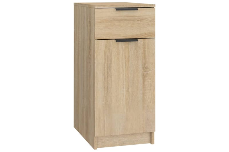 beBasic Pöytäkaappi Sonoma-tammi 33,5x50x75 cm tekninen puu - Ruskea - Säilytys - Säilytyskalusteet - Lipasto - Kirjoituslipasto