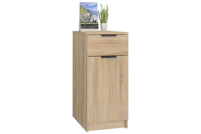 beBasic Pöytäkaappi Sonoma-tammi 33,5x50x75 cm tekninen puu - Ruskea - Säilytys - Säilytyskalusteet - Lipasto - Kirjoituslipasto