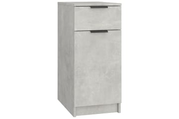 beBasic Pöytäkaappi betoninharmaa 33,5x50x75 cm tekninen puu - Harmaa - Säilytys - Säilytyskalusteet - Lipasto - Kirjoituslipasto