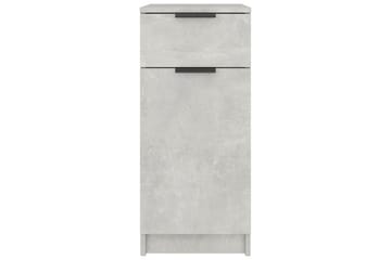 beBasic Pöytäkaappi betoninharmaa 33,5x50x75 cm tekninen puu - Harmaa - Säilytys - Säilytyskalusteet - Lipasto - Kirjoituslipasto