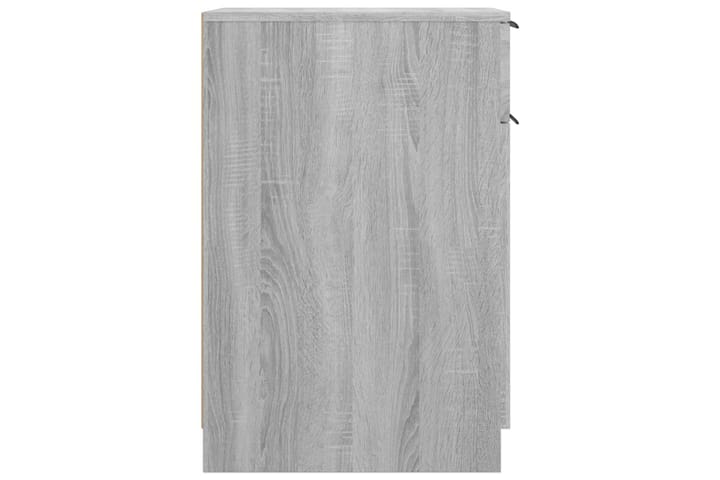 beBasic Pöytäkaappi harmaa Sonoma 33,5x50x75 cm tekninen puu - Harmaa - Kirjoituslipasto