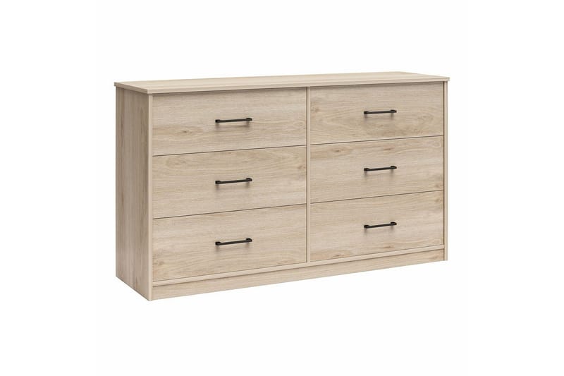 Lipasto BrEZ 136x40x76 cm, Vaalea tammi - 136x40x76 cm, Vaalea tammi - Säilytys - Säilytyskalusteet - Lipasto