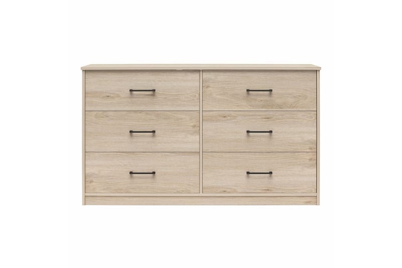 Lipasto BrEZ 136x40x76 cm, Vaalea tammi - 136x40x76 cm, Vaalea tammi - Säilytys - Säilytyskalusteet - Lipasto
