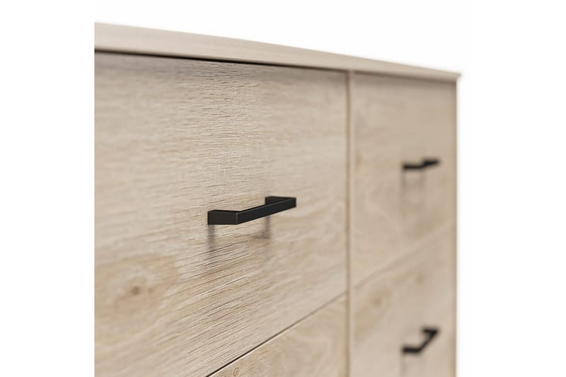 Lipasto BrEZ 136x40x76 cm, Vaalea tammi - 136x40x76 cm, Vaalea tammi - Säilytys - Säilytyskalusteet - Lipasto