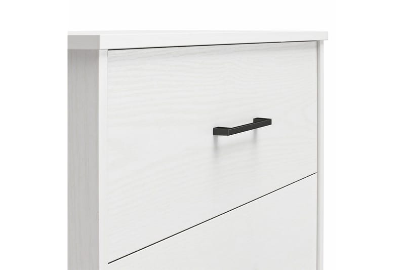 Lipasto BrEZ 71x40x126 cm, Valkoinen - 71x40x126 cm, Valkoinen - Säilytys - Säilytyskalusteet - Lipasto