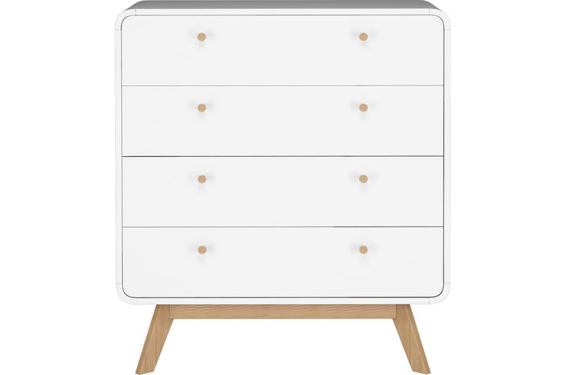 Lipasto Cassie Valkoinen/Valkoinen - Valkoinen/Valkoinen - Säilytys - Säilytyskalusteet - Lipasto