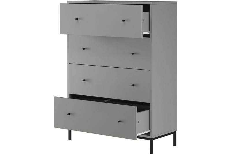 Lipasto Celine Harmaa - Harmaa - Säilytys - Säilytyskalusteet - Lipasto