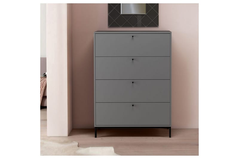 Lipasto Celine Harmaa - Harmaa - Säilytys - Säilytyskalusteet - Lipasto