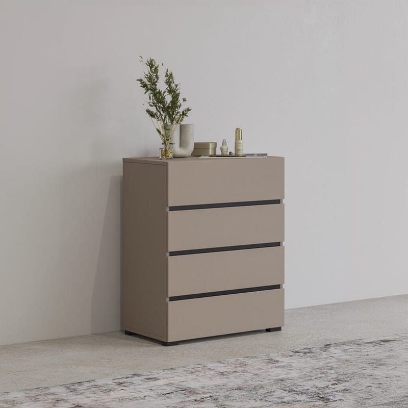 Lipasto Cross 4 laatikolla - Kongo - Säilytys - Säilytyskalusteet - Lipasto