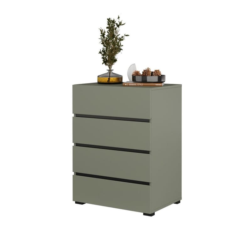 Lipasto Cross 4 laatikolla - Vihreä - Säilytys - Säilytyskalusteet - Lipasto