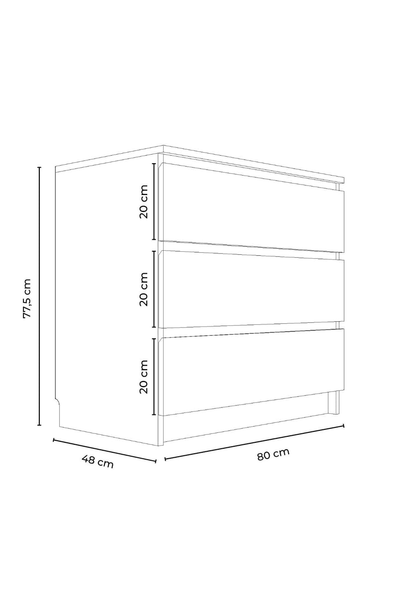 Dresser Hanah Home - Säilytys - Säilytyskalusteet - Lipasto