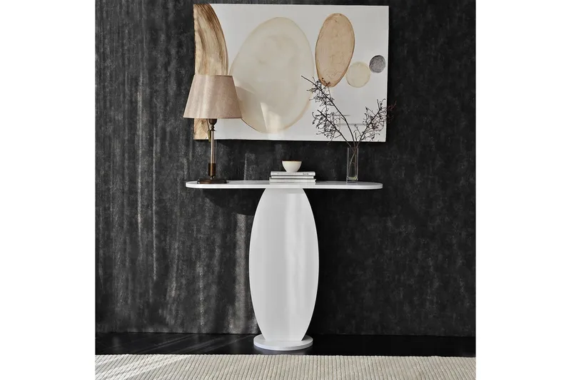 Lipasto Ellittica Valkoinen - Valkoinen - Säilytys - Säilytyskalusteet - Lipasto