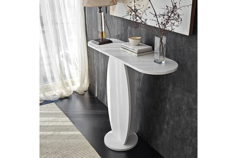 Lipasto Ellittica Valkoinen - Valkoinen - Säilytys - Säilytyskalusteet - Lipasto