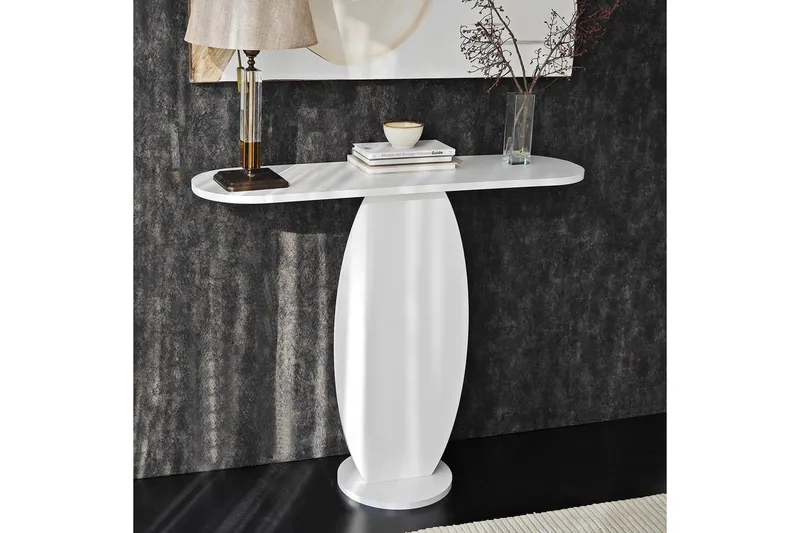 Lipasto Ellittica Valkoinen - Valkoinen - Säilytys - Säilytyskalusteet - Lipasto