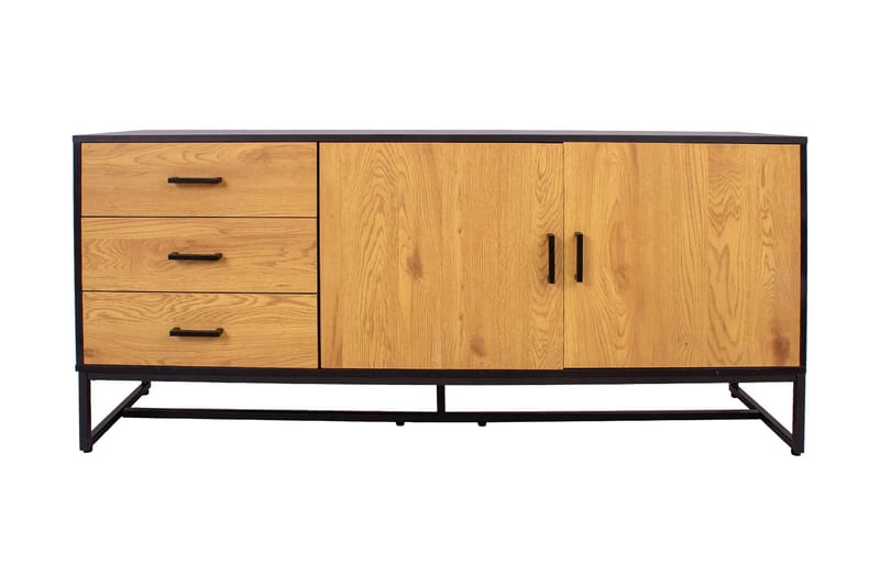 Lipasto Amsterdam Tammi/Musta - Säilytys - Säilytyskalusteet - Lipasto