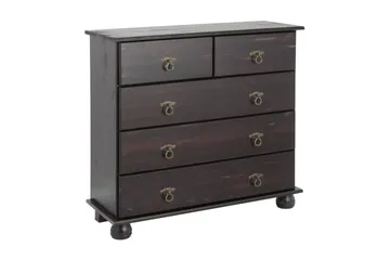 Lipasto Fania 82 cm - Musta - Säilytys - Säilytyskalusteet - Lipasto