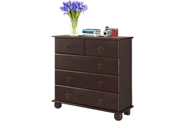Lipasto Fania 82 cm - Musta - Säilytys - Säilytyskalusteet - Lipasto